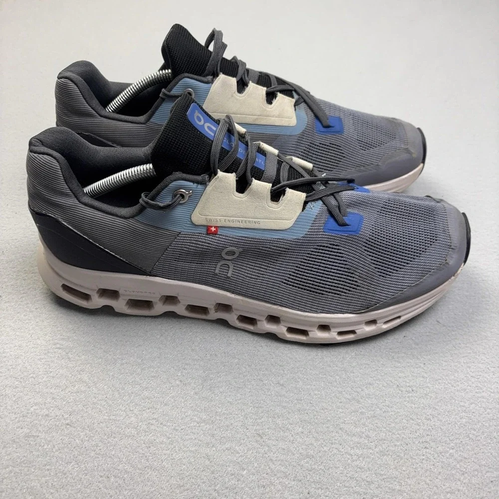 On Cloudstratus Shoes Mens Size 12.5 Multicolor Mesh CloudTec Running Sneakers